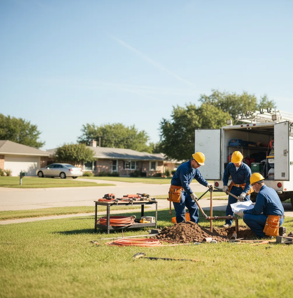 Sewer Line Repair in Teague, TX